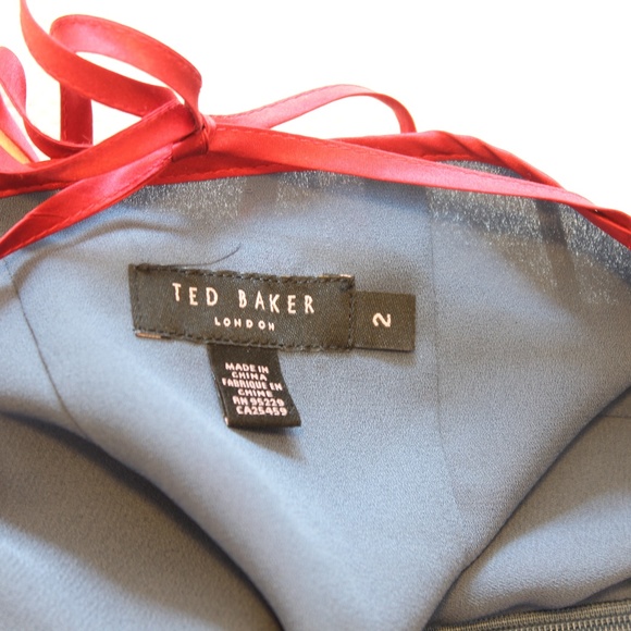 Ted Baker Silk Adjustable Strap Top - Picture 5 of 8